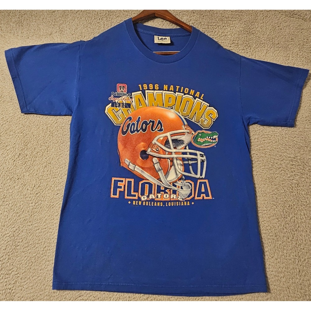 Vintage‎ Lee Sport Florida Gators 1996 National Champions Sugar Bowl T-Shirt L